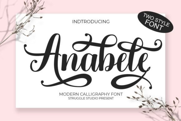 Anabele: A Modern Script Font for Campaigns