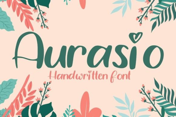 Aurasio Font: Handwritten Charm for Crafters