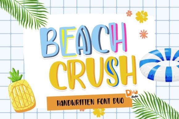 Beach Crush: The Playful Script Font for Summer Campaigns