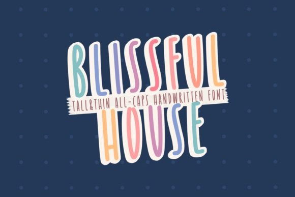 Blissful House Font for Modern Web Design
