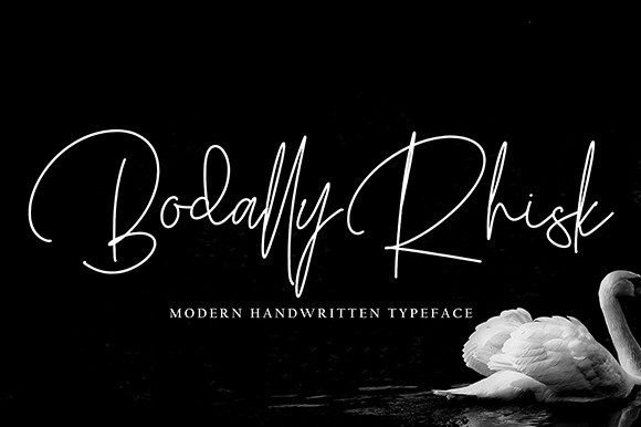 Bodally Rhisk: Elegant Script Handwritten Fonts for Makers