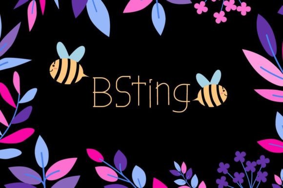Bsting: A Thin Script Handwritten Font for Clear Campaigns