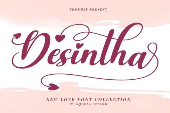 Desintha Font for Elegant Craft Designs