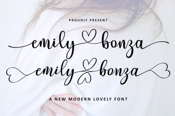 Emily Bonza: A Flowing Script Font for Web Design