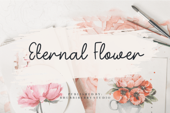 Eternal Flower Font for Polished Branding
