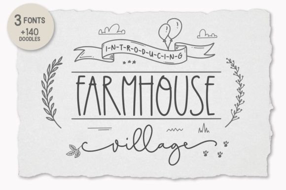 Farmhouse Village: A Playful Script Font for Web Design