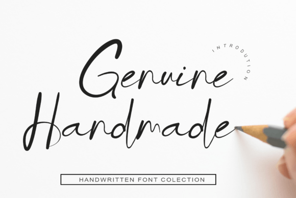 Genuine Handmade Font for Elegant Branding