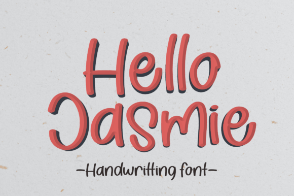 Hello Jasmie: A Playful Handwritten Font for Makers