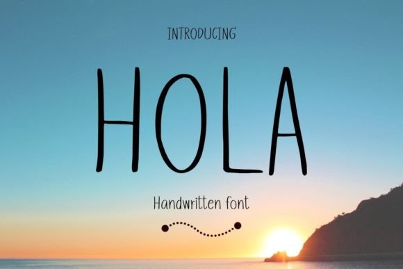 Hola: A Tall Handwritten Typeface for Campaigns