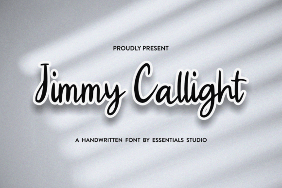 Jimmy Callight: A Handwritten Font for Makers