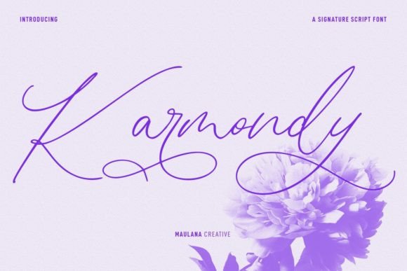 Karmondy: A Signature Font for Editorial Design