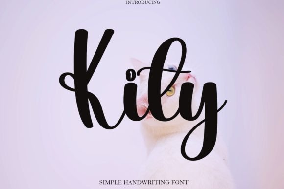 Kity: The Handwritten Typeface for Clear Campaigns