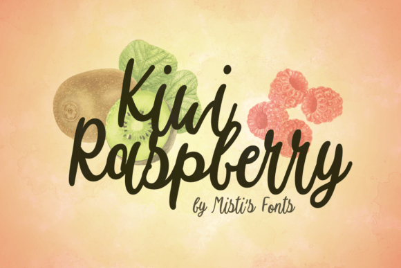 Kiwi Raspberry Handwritten Font for Makers