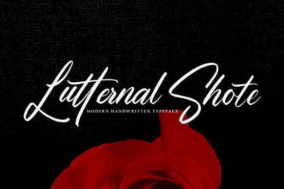 Lutternal Shote: The Elegant Script Font for Campaigns