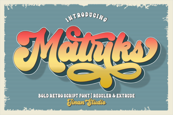 Matriks Font: A Bold Typeface for Branding