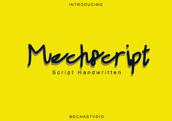 Mechscript: The Handwritten Font for Digital Impact