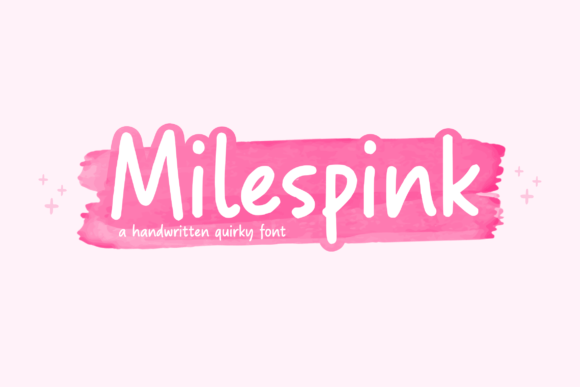 Milespink: The Quirky Handwritten Font for Campaigns