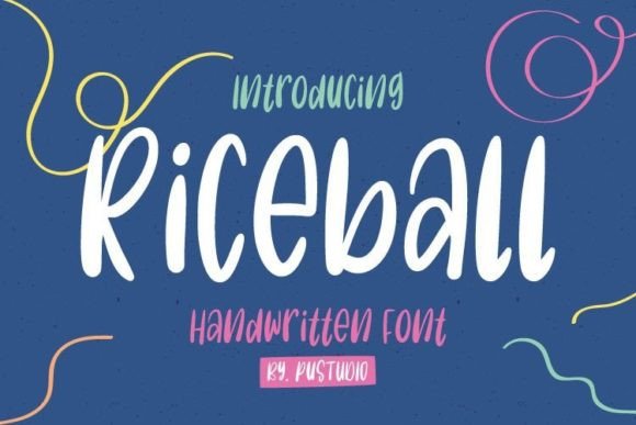Riceball Handwritten Font for Web Design