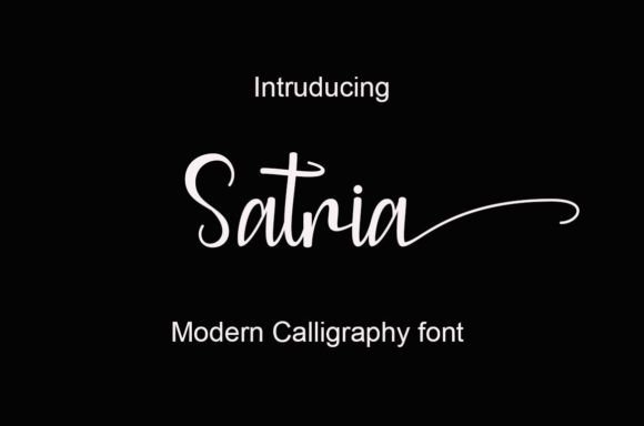 Satria Handwritten Font for Polished Branding