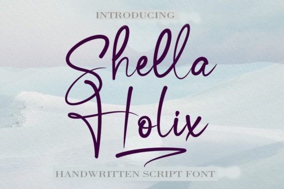 Shella Holix Font for Elegant Editorial Design