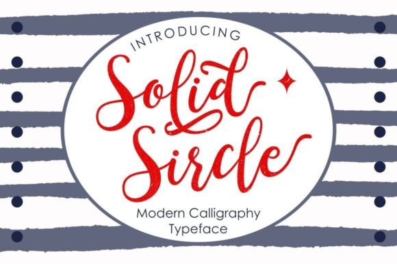 Solid Sircle: A Timeless Script Handwritten Font for Makers