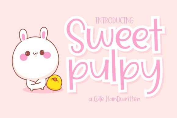 Sweet Pulpy: A Playful Typeface for Kawaii Designs