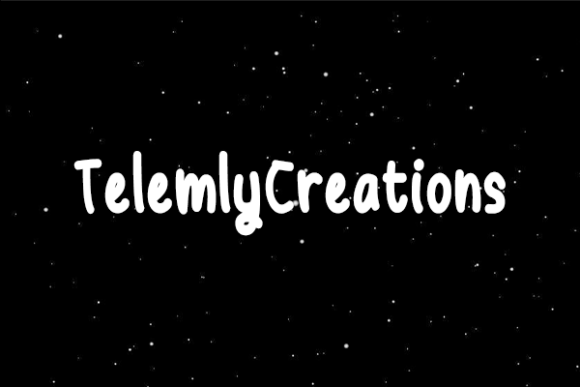 Telemly Creations: A Relaxed Handwritten Typeface
