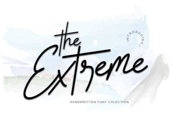The Extreme: A Stylish Handwritten Font for Editorial Design