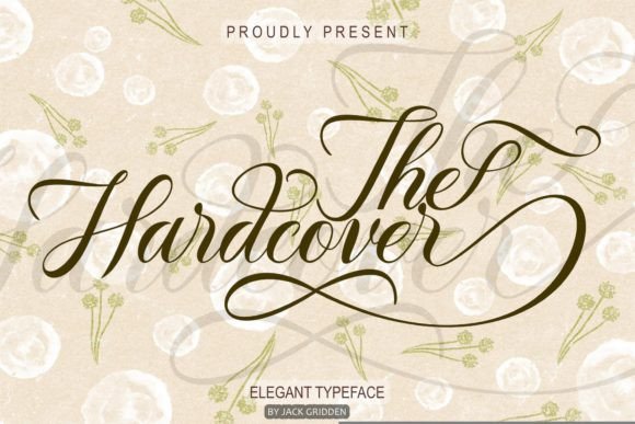 The Hardcover: A Refined Script Font for Editorial Design
