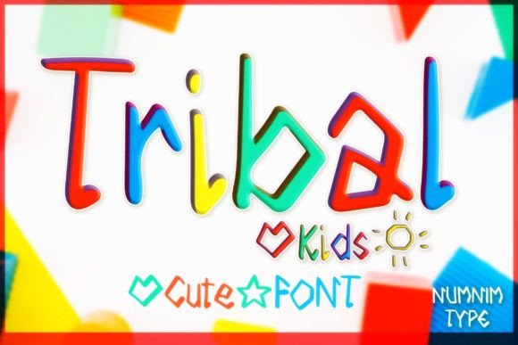 Tribal Kids: The Playful Script Font for Bold Designs